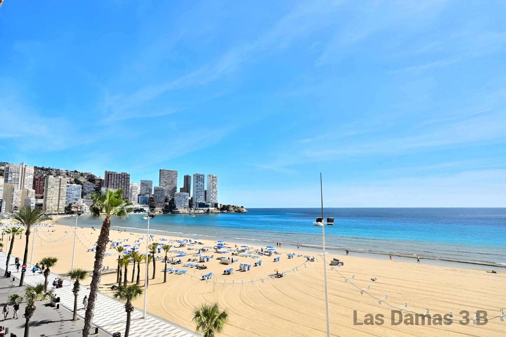 Las Damas 3B Beach Front - Pool & Parking Benidorm Bagian luar foto